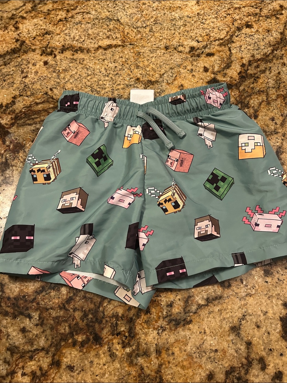 H&M Minecraft Swim Shorts